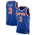 Trusc NY.Knicks #3 Josh Hart Blue Swingman Player Jerseys - Icon Edition