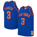 Trusc NY.Knicks #3 Stephon Marbury Mitchell & Ness Blue 200506 Hardwood Classics Swingman Jerseys