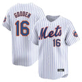 Trusc NY.Mets #16 Dwight Gooden Player White Home Limited Stitched Jerseys