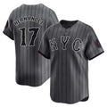 Trusc NY.Mets #17 Keith Hernandez Player Gray City Connect Limited Stitched Jerseys