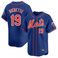 Trusc NY.Mets #19 Bo Bichette Player Royal Home Limited Stitched Jerseys