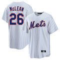 Trusc NY.Mets #26 Nolan McLean Player White Home Game Stitched Jerseys