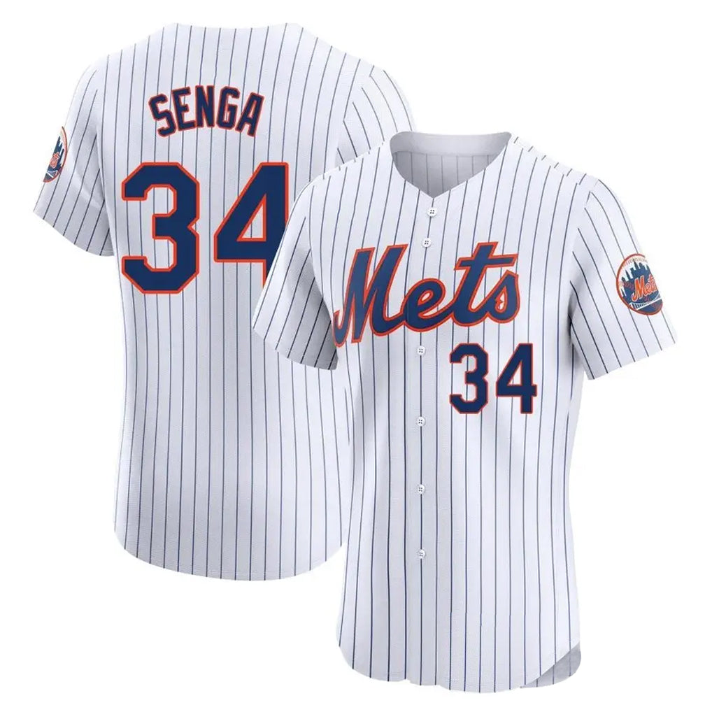 Trusc NY.Mets #34 Kodai Senga Player White Home Limited Elite Stitched Jerseys