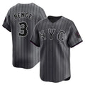 Trusc NY.Mets #3 Carson Benge Player Gray City Connect Limited Stitched Jerseys