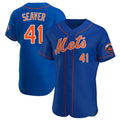 Trusc NY.Mets #41 Tom Seaver Player Royal Limited Elite Home Stitched Jerseys