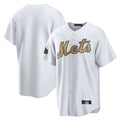 Trusc NY.Mets Blank Player Gold Road Home Game Stitched Jerseys