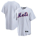 Trusc NY.Mets Blank Player White Home Game Stitched Jerseys