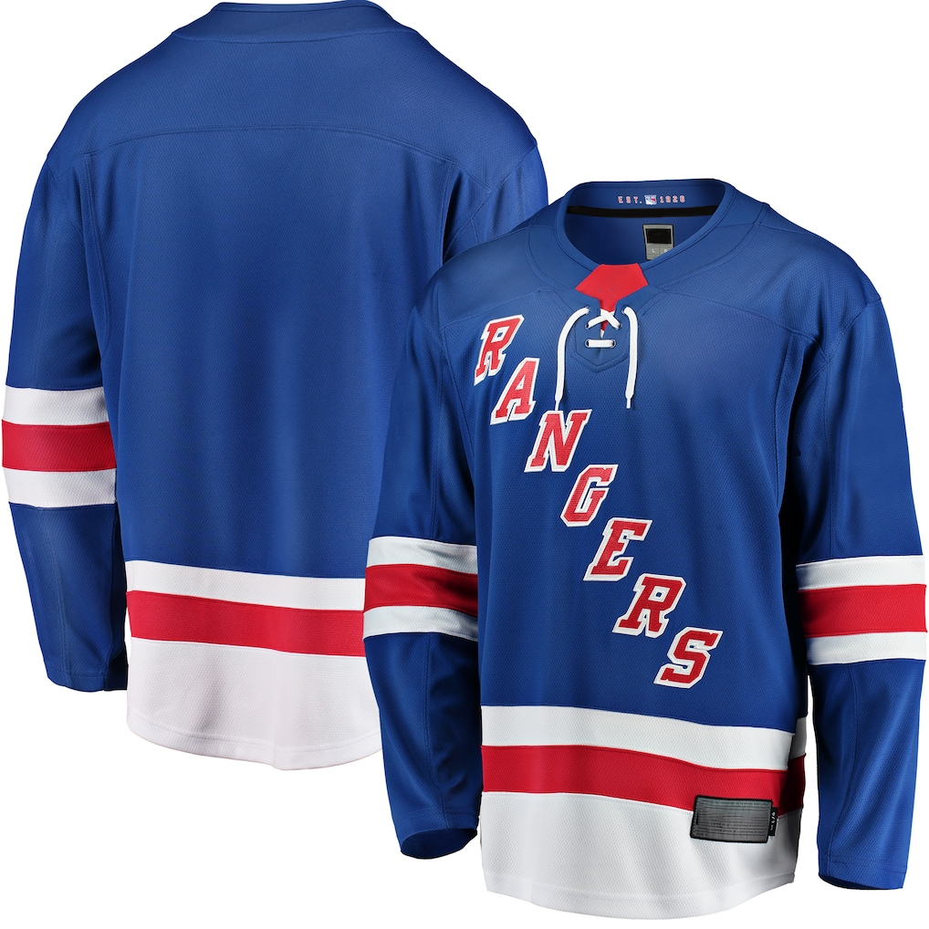 Trusc NY.Rangers Blue Breakaway Home Jerseys