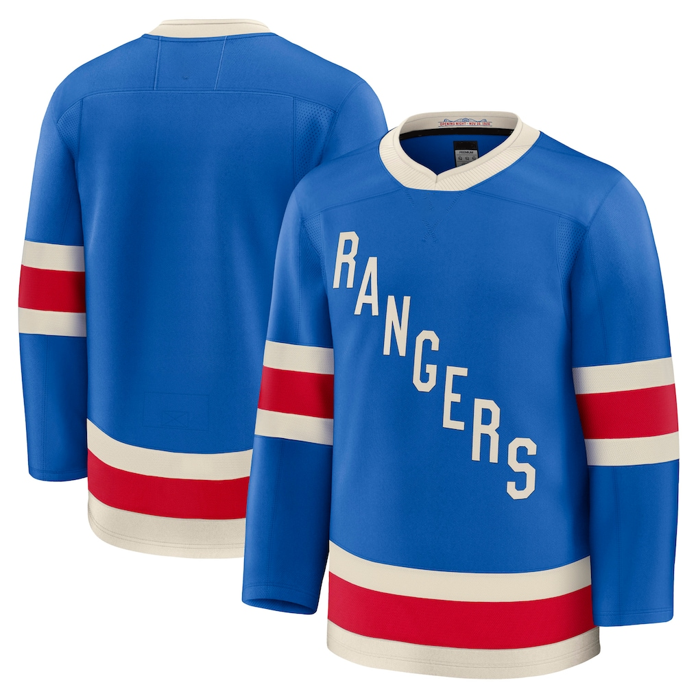 Trusc NY.Rangers Blue Centennial Premium Jerseys