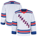 Trusc NY.Rangers White Away Authentic Pro Jerseys
