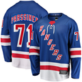 Trusc NY.Rangers #71 Juuso Parssinen Blue Home Breakaway Jerseys