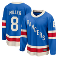 Trusc NY.Rangers #8 J.T. Miller Blue Centennial Breakaway Jerseys
