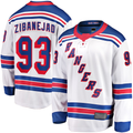 Trusc NY.Rangers #93 Mika Zibanejad White Away Premier Breakaway Player Jerseys