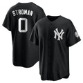 Trusc NY.Yankees #0 Marcus Stroman Player Black Game Stitched Jerseys