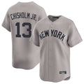 Trusc NY.Yankees #13 Jazz Chisholm Jr Player Gray Limited Home Stitched Jerseys