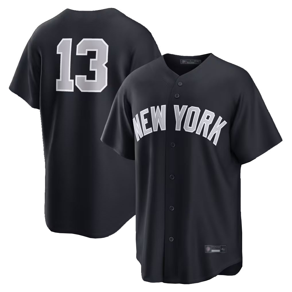 Trusc NY.Yankees #13 Jazz Chisholm Jr Player Navy Game Home Stitched Jerseys