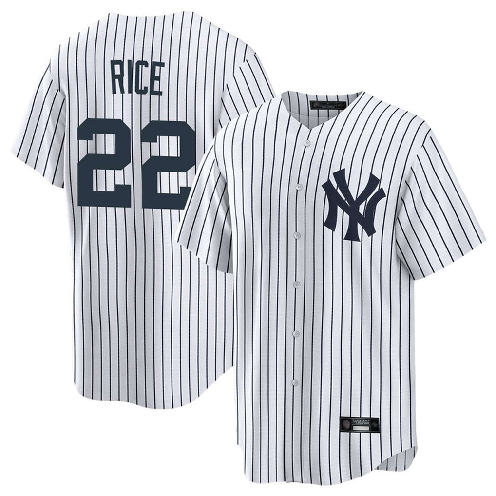 Trusc NY.Yankees #22 Ben Rice Player White Game Home Stitched Jerseys