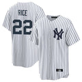 Trusc NY.Yankees #22 Ben Rice Player White Game Home Stitched Jerseys