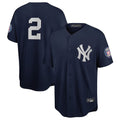 Trusc NY.Yankees #2 Derek Jeter Player Navy 2020 Hall of Fame Induction Limited Stitched Jerseys