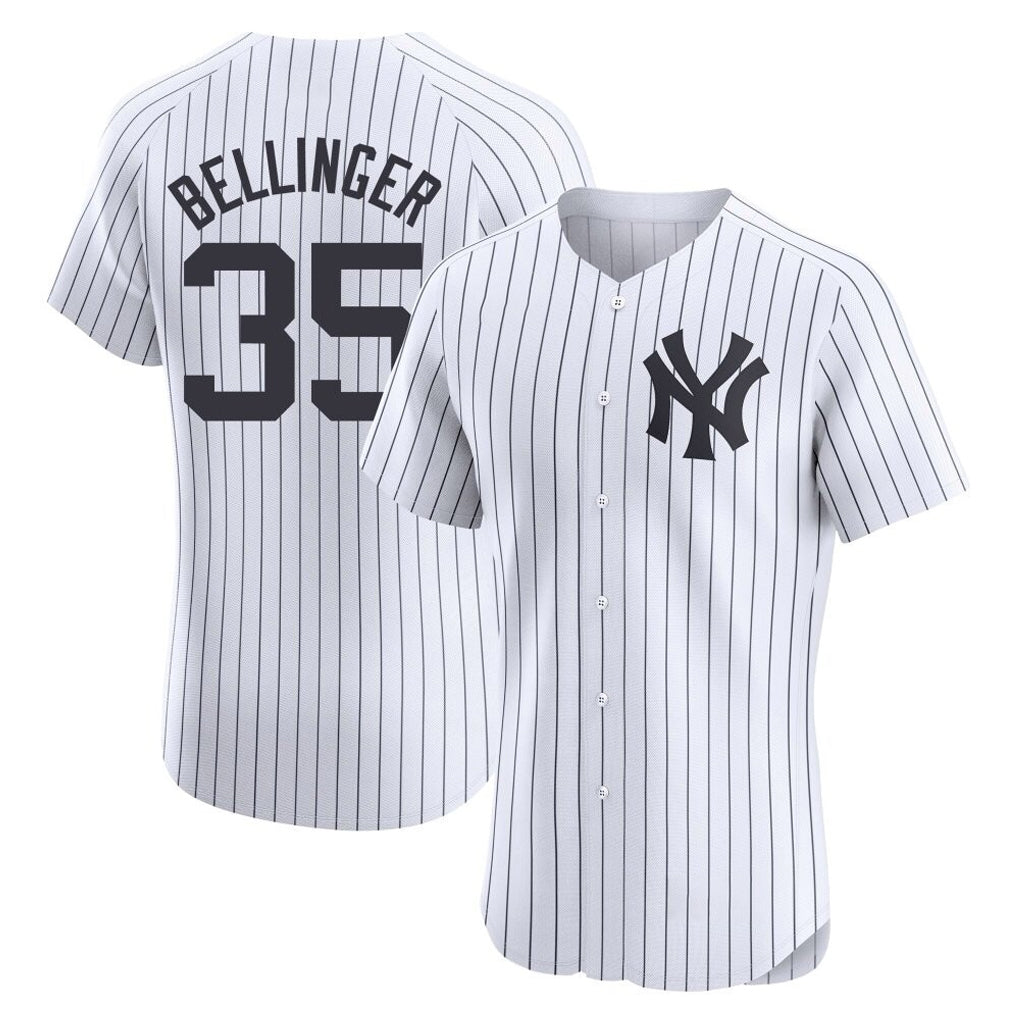 Trusc NY.Yankees #35 Cody Bellinger Player White Limited Elite Home Stitched Jerseys