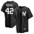 Trusc NY.Yankees #42 Mariano Rivera Player Black Game Stitched Jerseys