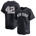 Trusc NY.Yankees #42 Mariano Rivera Player Navy Limited Stitched Jerseys