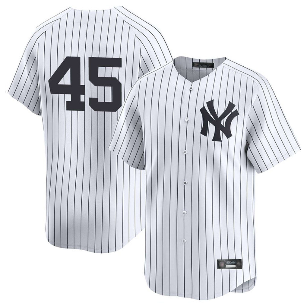 Trusc NY.Yankees #45 Gerrit Cole Player White Limited Home Stitched Jerseys