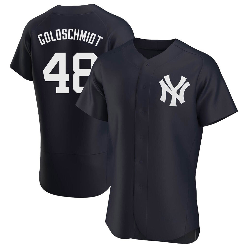 Trusc NY.Yankees #48 Paul Goldschmidt Player Navy Limited Elite Home Stitched Jerseys