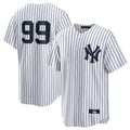 Trusc NY.Yankees #99 Aaron Judge Player White Game Home Stitched Jerseys