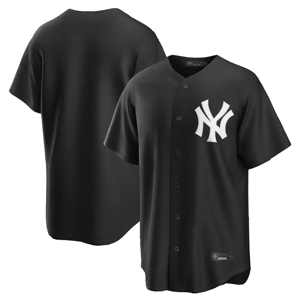 Trusc NY.Yankees Blank Player Black Game Stitched Jerseys