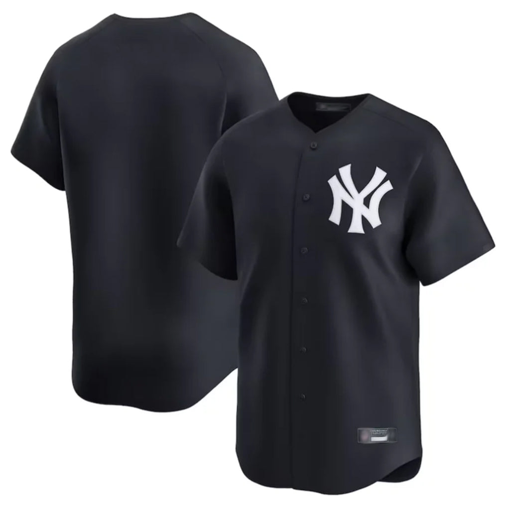 Trusc NY.Yankees Blank Player Navy Limited Home Stitched Jerseys