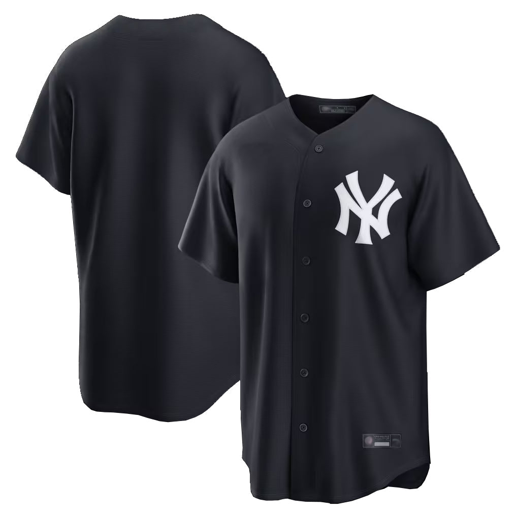 Trusc NY.Yankees Blank Player Navy Replica Game Stitched Jerseys