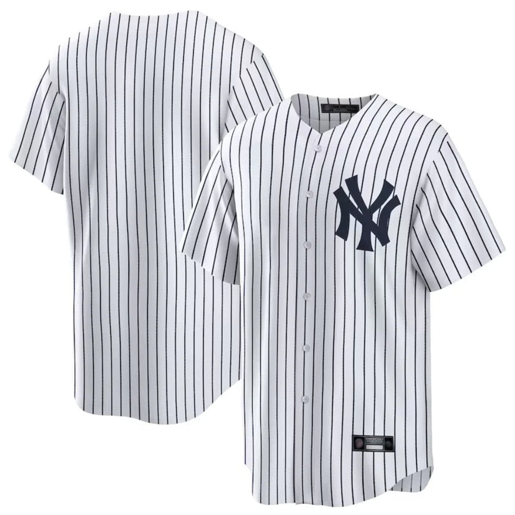 Trusc NY.Yankees Blank Player White Game Stitched Jerseys