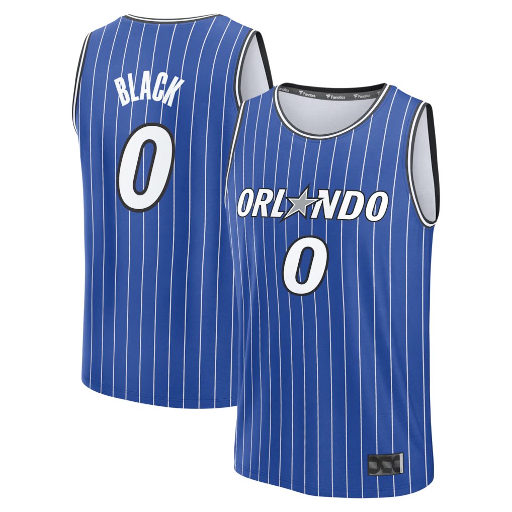 Trusc O.Magic #0 Anthony Black Royal Fast Break Replica Jerseys - Icon Edition