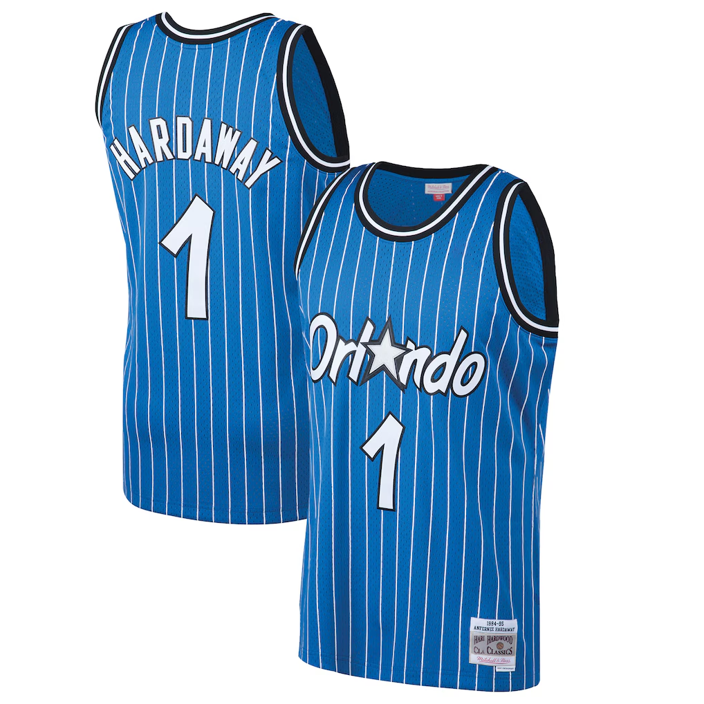 Trusc O.Magic #1 Penny Hardaway Mitchell & Ness Blue 199495 Hardwood Classics Swingman Jerseys