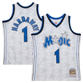 Trusc O.Magic #1 Penny Hardaway Mitchell & Ness White 1998-99 Hardwood Classics Swingman Jerseys