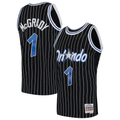 Trusc O.Magic #1 Tracy McGrady Mitchell & Ness Black Hardwood Classics Swingman Jerseys