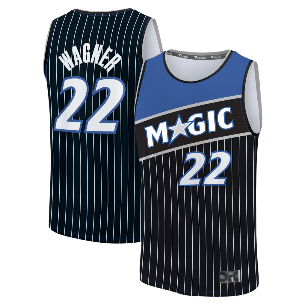 Trusc O.Magic #22 Franz Wagner Black Fast Break Jerseys - Statement Edition