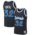 Trusc O.Magic #32 Shaquille O'Neal Mitchell & Ness Black Hardwood Classics Swingman Jerseys