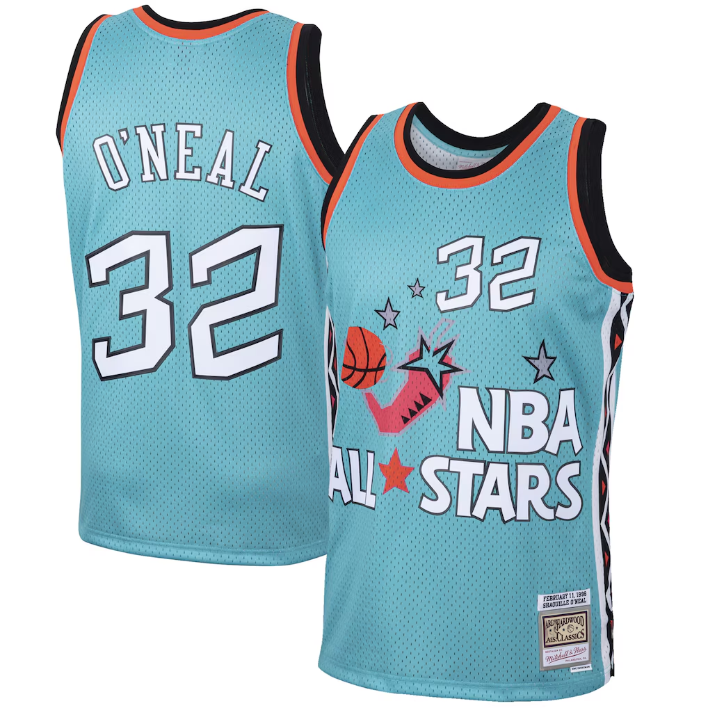 Trusc O.Magic #32 Shaquille O'Neal Mitchell & Ness Teal Eastern Conference 1996 All-Star Hardwood Classics Swingman Jerseys