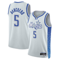 Trusc O.Magic #5 Paolo Banchero Silver 2025-26 Swingman Jerseys - City Edition