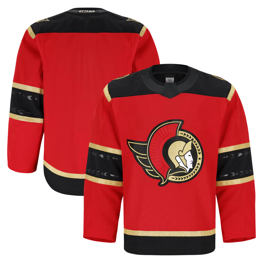 Trusc O.Senators Red Alternate Authentic Pro Jerseys