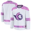Trusc O.Senators White 2024 Hockey Fights Cancer Practice Jerseys