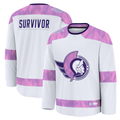 Trusc O.Senators White Hockey Fights Cancer Survivor Practice Jerseys