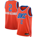 Trusc OC.Thunder #2 Shai Gilgeous-Alexander Orange Swingman Stitched Jerseys - Statement Edition