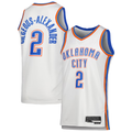 Trusc OC.Thunder #2 Shai Gilgeous-Alexander White Swingman Stitched Jerseys - Association Edition