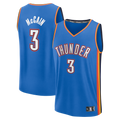 Trusc OC.Thunder #3 Jared McCain Blue Fast Break Replica Stitched Jerseys - Icon Edition