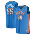 Trusc OC.Thunder #55 Isaiah Hartenstein Blue Fast Break Replica Player Stitched Jerseys - Icon Edition