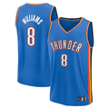 Trusc OC.Thunder #8 Jalen Williams Blue Fast Break Replica Player Stitched Jerseys - Icon Edition
