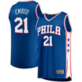 Trusc P.76ers #21 Joel Embiid  Royal Big & Tall Fast Break Player Jerseys - Icon Edition